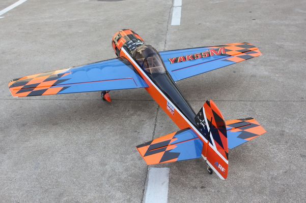 Goldwing ARF Yak 55M 30CC 72''/1820mm Aerobatic 3D Gas RC Airplane Blue C