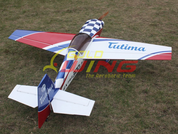 Goldwing Extra 300LP 88''/2060mm 50CC Aerobatic RC Airplane with Carbon Fiber Parts White B