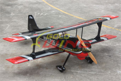 Goldwing Pitts Biplane 50CC 71''/1800mm Version 3 RC Airplane Black C