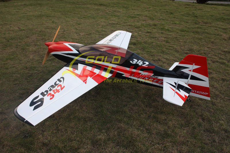 Goldwing Sbach 342 Thunderbolt 50CC 89'' Aerobatic RC Airplane Version 3 A