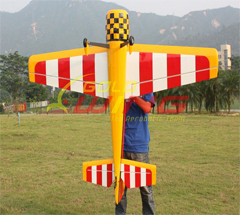 Goldwing Yak 55M 30CC 73''/1860mm Version 3 All Carbon Fiber Aerobatic 3D Gas Nitro Airplane Yellow B ARF