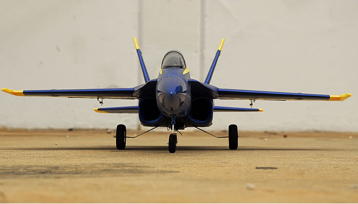 F/A-18 Hornet 64mm EDF Electric R/C RC Jet Airplane RTF Blue Angel Version