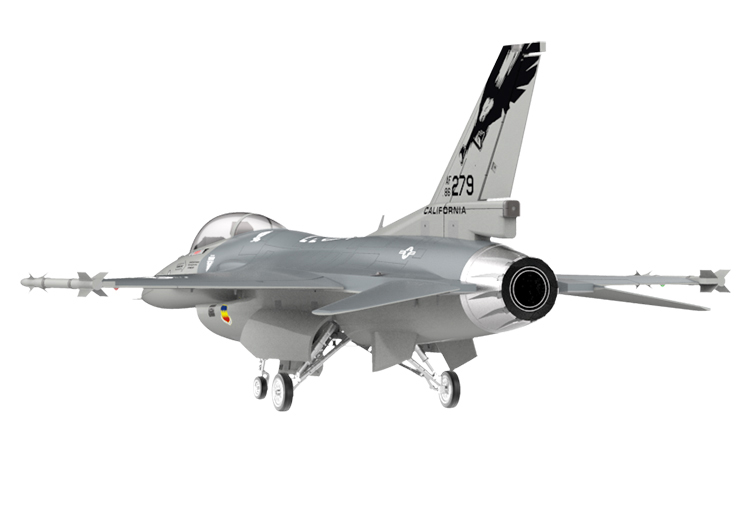 HSD F-16 Turbine Jet PNP Grey