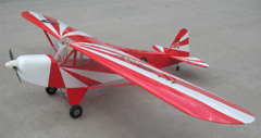 Piper J-3 Cub 60 Fuel/Electric 81'' RC Airplane ARF Red