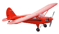 Freewing Piper J-5 Cub Cruiser 1100mm/43inch Electric RC Plane Red PNP