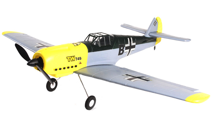 Messerschmitt ME-109 RC 4-Ch Electric Ready to Fly RTF Airplane (Gray Version)