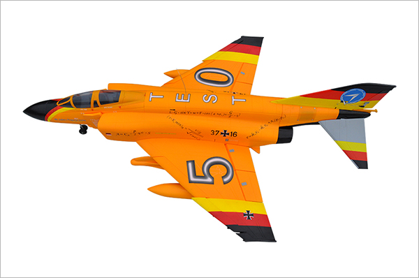 LX F4 Phantom Twin 70mm EDF RC Jet Yellow With Retracts and Electric Brake Kit Version, High Speed Up To 160kph
