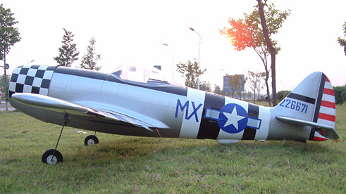 P-47 Thunderbolt 120 70'',  with Misaligned Tail