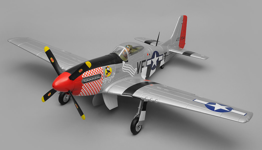 P-51 Mustang 1450mm Warbird Electric RC Airplane Plane Radio Controlled Ready-To-Fly