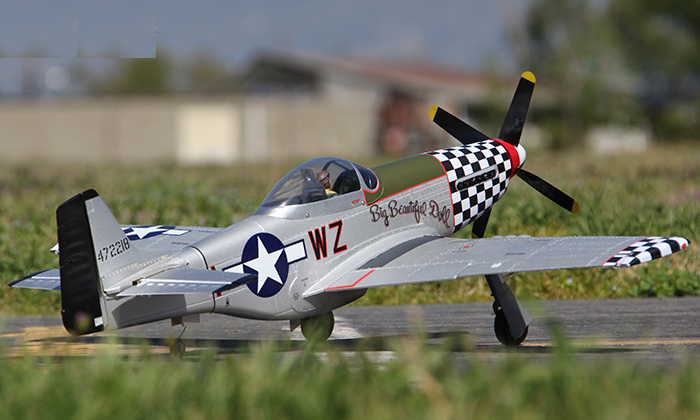 P 51 P51 P 51d Mustang 2 4g 4ch Electric R C Rc Airplane Plane 100 Ready To Fly General Hobby