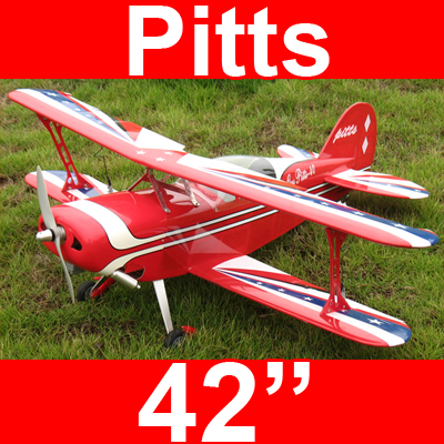 Pitts 40 42'' Nitro Gas RC Bipe Biplane Airplane ARF, Returned Item