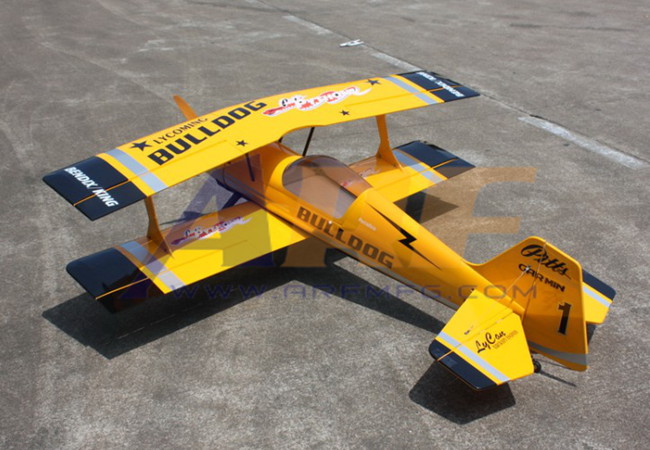 Goldwing ARF Pitts Python 50CC 71''/1800mm RC Plane Yellow B