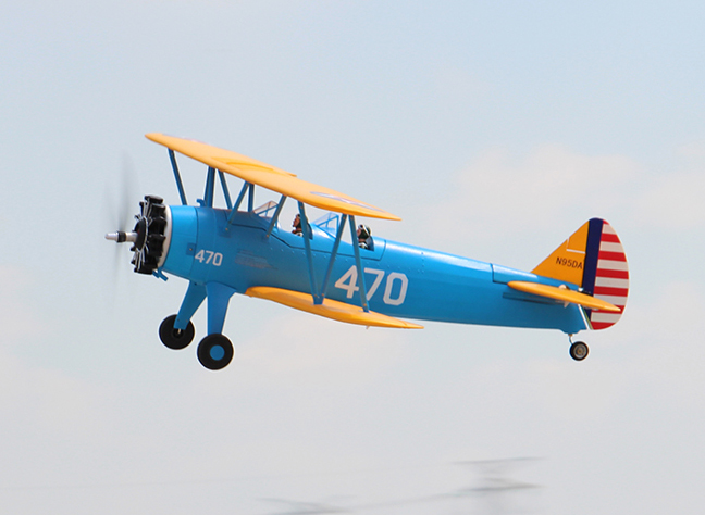 Unique Models Boeing PT-17 1200mm Electric RC Plane PNP