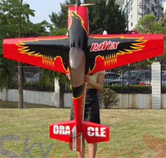 Skyline Raven 30CC 74'' 3D Aerobatic RC Airplane ARF Pre-hinged Carbon Fiber Version