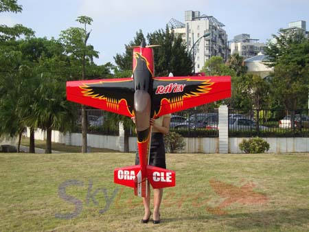 Skyline Raven 30CC 74'' 3D Aerobatic RC Airplane ARF Pre-hinged Carbon Fiber Version