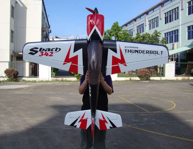 Skyline SBach 342 Thunderbolt 30CC 73'' V2 Carbon Fiber Aerobatic RC Airplane