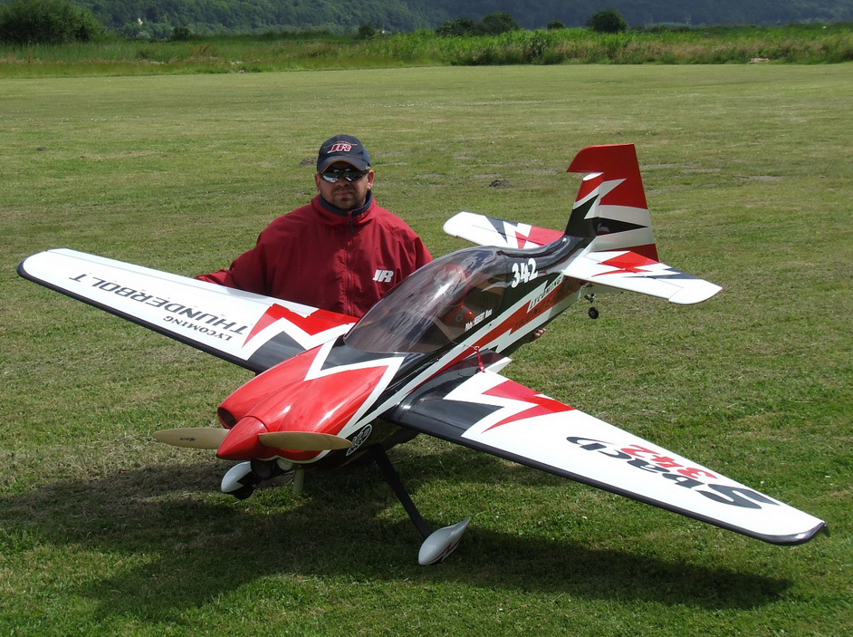 Goldwing Sbach 342 30CC V3 All Carbon Aerobatic RC Airplane Version 3 White