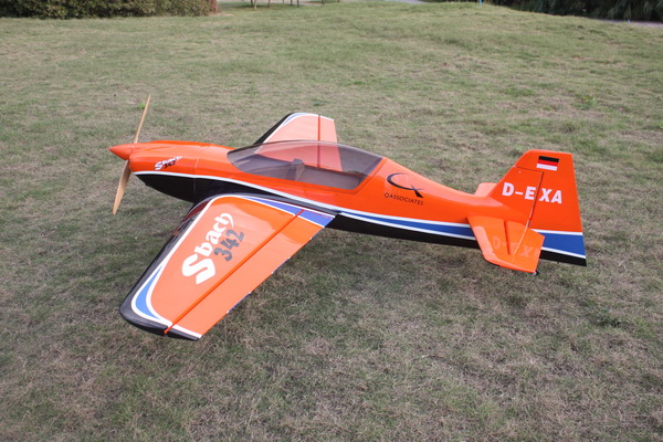 Goldwing ARF Brand Sbach 342 50E 55'' Aerobatic RC Airplane C Orange