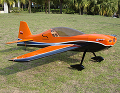 Skyline SBach 342 70 60'' Aerobatic RC Airplane Carbon Version Orange B