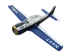 Soaring Eagle T-28 Trojan 45CC 80'' Fiber Glass RC Airplane Blue B