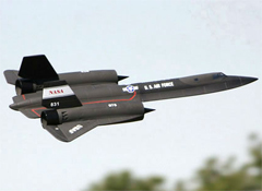 LX SR71 Blackbird Dual 64mm EDF Jet With Retracts RTF Ready-To-Fly