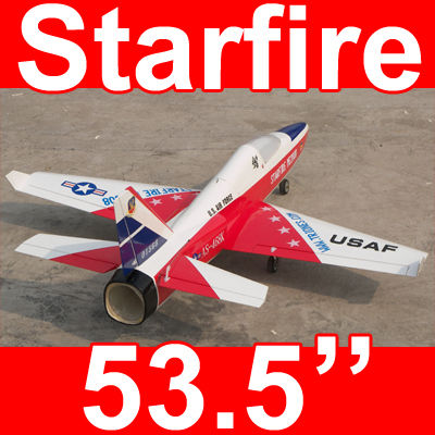 Starfire 53'' Electric Ducted Fan RC Jet Airplane ARF Red