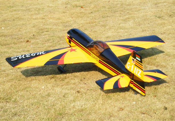 ARFMFG Sukhoi Su-26 50 3D 56'' RC Airplane A Yellow ARF