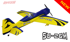 Dynam Sukhoi SU-26M 47''/1200mm EPO Aerobatic Electric RC Plane PNP