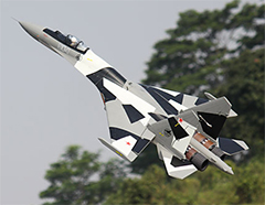 Freewing SU-35 Twin 70mm EDF With Thrust Vector RC Jet PNP Version Grey