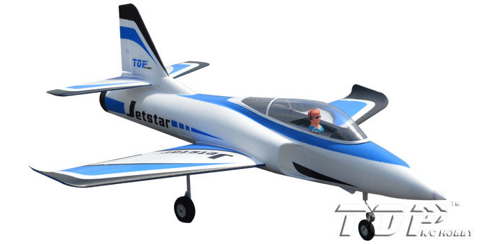 TopRC Jet Star 800mm Wingspan RC Jet PNP Blue