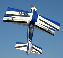 Ultimate .46 42'' Nitro RC BiPlane Airplane ARF Blue