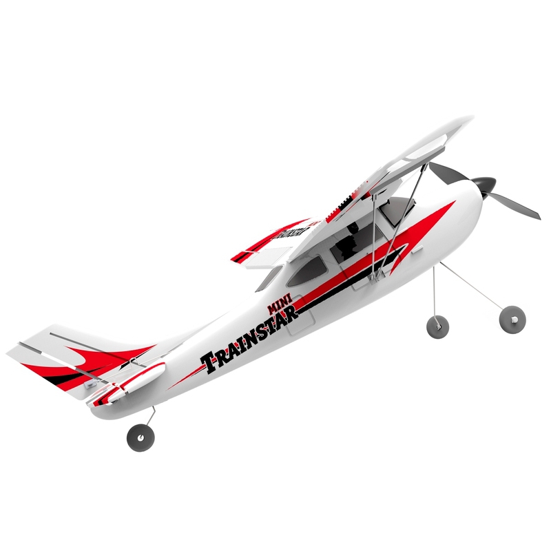 Volantex RC Mini Trainstar 400mm 6-Axis Gyro Airplane 761-1 Ready-To-Fly