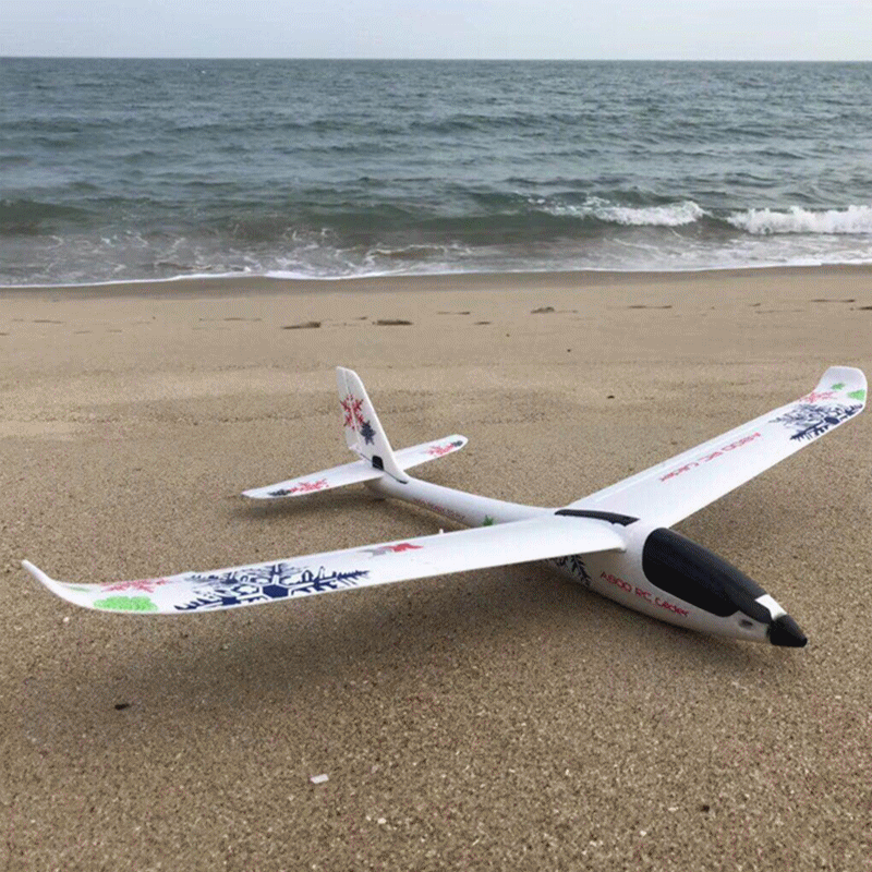 XK A800 4CH 780mm 3D6G Système RC Planeur Avion Compatible Futaba